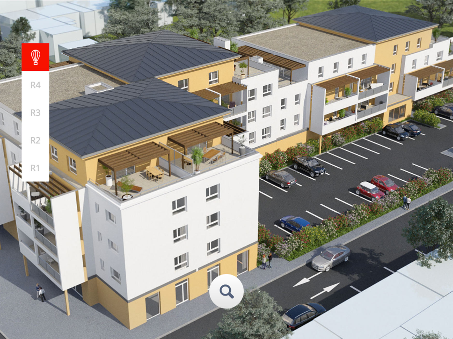 Résidence Cœur de Ville - Maizières-lès-Metz - Maquette 360°